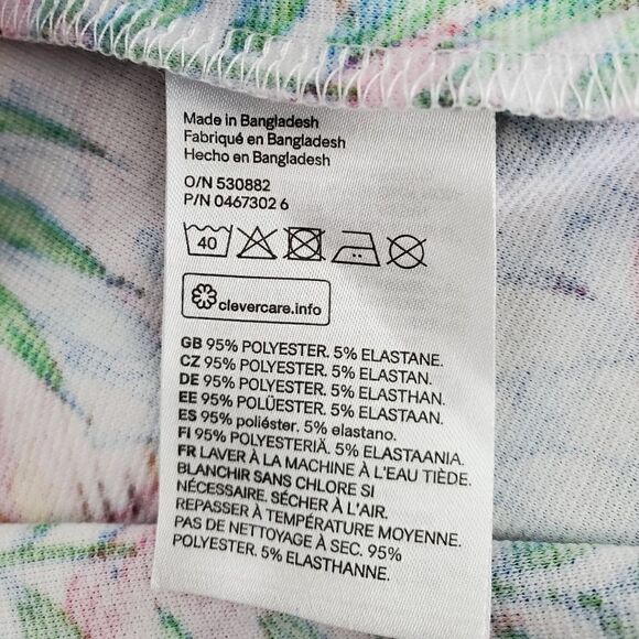 DIVIDED BY H&M WOMEN'S FLORAL SKATER DRESS SIZE 8 - Picture 6 of 6